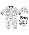 Wear By Erin Andrews Baby Boys And Girls Tampa Bay Lightning Sleep And Play Sleeper With Bib Set In White