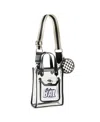 Wear By Erin Andrews Baltimore Ravens Clear Stadium Crossbody Purse With Coin Pouch In Transparent