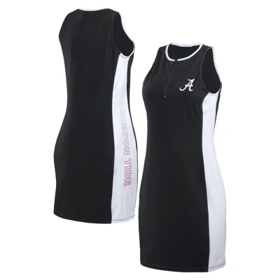 Wear By Erin Andrews Black Alabama Crimson Tide Bodyframing Tank Dress