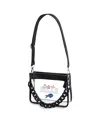 Wear By Erin Andrews Buffalo Bills Plastic Chain Mini Crossbody In Black