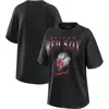 Wear By Erin Andrews Charcoal Boston Red Sox Boyfriend T-shirt In Black