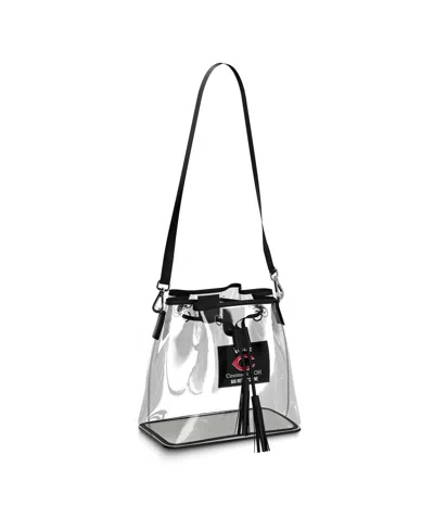 Wear By Erin Andrews Cincinnati Reds Clear Stadium Bucket Purse In No Color