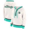 Wear By Erin Andrews Cream New York Liberty Hooded Sweater In Multi