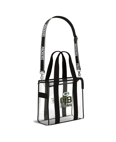 Wear By Erin Andrews Green Bay Packers Stadium With Team Color Trim Tote Bag