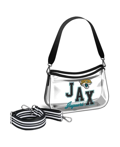 Wear By Erin Andrews Jacksonville Jaguars Clear Stadium Mini Purse In Transparent