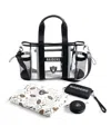 Wear By Erin Andrews Las Vegas Raiders Clear Stadium Baby Bag In Transparent
