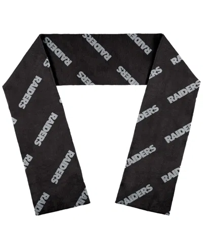 Wear By Erin Andrews Las Vegas Raiders Team Wordmark Scarf In Black