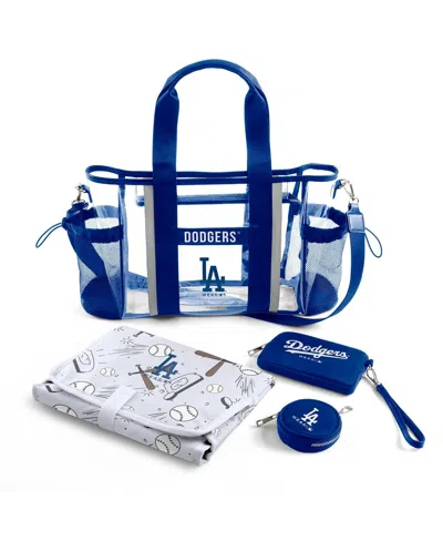 Wear By Erin Andrews Los Angeles Dodgers Clear Stadium Baby Bag In Blue