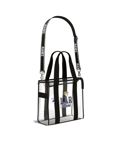 Wear By Erin Andrews Los Angeles Rams Stadium With Team Color Trim Tote Bag
