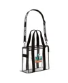 Wear By Erin Andrews Miami Dolphins Stadium Tote Bag With Team Color Trim In Transparent