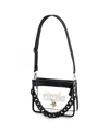 Wear By Erin Andrews Kansas City Chiefs Plastic Chain Mini Crossbody In Transparent