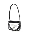 Wear By Erin Andrews New Orleans Saints Plastic Chain Mini Crossbody In Black