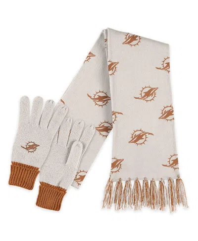WEAR BY ERIN ANDREWS NEW YORK GIANTS TONAL SCARF AND GLOVES SET