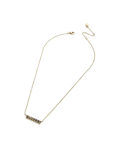 Wear By Erin Andrews New York Yankees Delicate Enamel Necklace In Multi