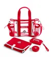Wear By Erin Andrews Ohio State Buckeyes Clear Stadium Baby Bag In Transparent