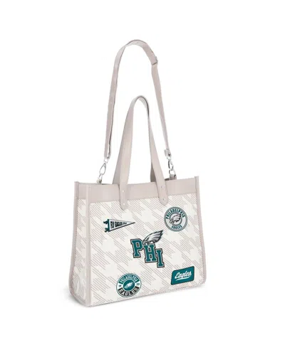 Wear By Erin Andrews Philadelphia Eagles Patch Printed Tote Bag In No Color