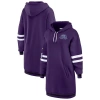Wear By Erin Andrews Purple Baltimore Ravens Hoodie Dress In Purple