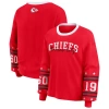 Wear By Erin Andrews Red Kansas City Chiefs Sport Long-sleeve T-shirt In Red