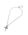 Wear By Erin Andrews Seattle Seahawks Charm Necklace In Silver