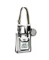 Wear By Erin Andrews Seattle Seahawks Clear Stadium Coin Pouch With Crossbody Purse In Transparent