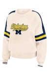 Wear By Erin Andrews Stripe Football Sweater In U. Of Michigan