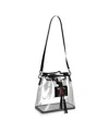 Wear By Erin Andrews St. Louis Cardinals Clear Stadium Bucket Purse In Black