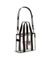 Wear By Erin Andrews Tampa Bay Buccaneers Stadium Team Color Trim With Tote Bag In Black