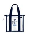 Wear By Erin Andrews Tennessee Titans Stadium Team Color Trim With Tote Bag In Transparent