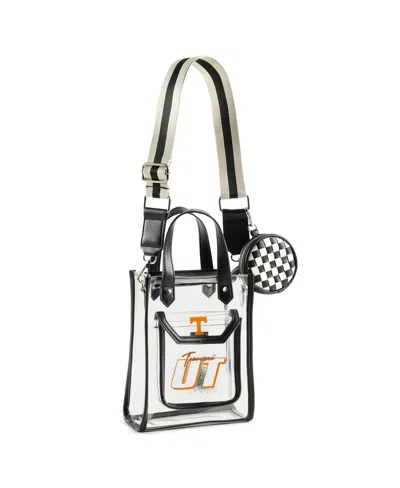 Wear By Erin Andrews Tennessee Volunteers Clear Stadium Crossbody Purse With Coin Pouch In Multi