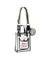Wear By Erin Andrews Texas Longhorns Clear Stadium Crossbody Purse With Coin Pouch In Multi