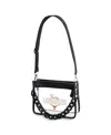 Wear By Erin Andrews Kansas City Chiefs Plastic Chain Mini Crossbody In Transparent