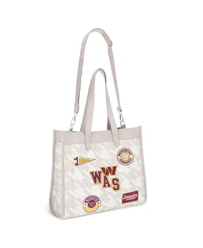 Wear By Erin Andrews Washington Commanders Patch Printed Tote Bag