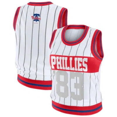 Wear By Erin Andrews White Philadelphia Phillies Sporty Tank Top