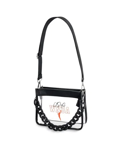 Wear By Erin Andrews Wnba Plastic Chain Mini Crossbody In Transparent