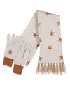Wear By Erin Andrews Women's 2-piece Dallas Cowboys Tonal Scarf And Glove Set In Neutral