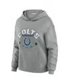 Wear By Erin Andrews Women's 2-piece Gray Indianapolis Colts Waffle-knit Long-sleeve Hoodie And Lounge Pant Set In Gray