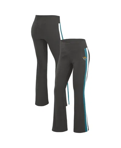 Wear By Erin Andrews Women's Black Jacksonville Jaguars Tri-blend Yoga Pants