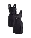 Wear By Erin Andrews Women's Black Pittsburgh Steelers Wrap Dress In Black