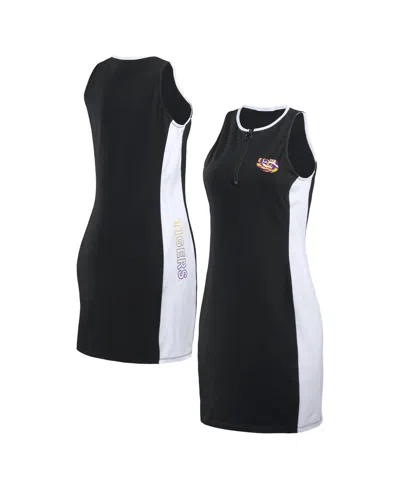 Wear By Erin Andrews Women's Black Lsu Tigers Bodyframing Tank Dress