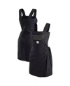 Wear By Erin Andrews Women's Black Pittsburgh Steelers Wrap Dress In Black
