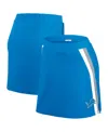 Wear By Erin Andrews Blue Detroit Lions Stripe Skort In Blue