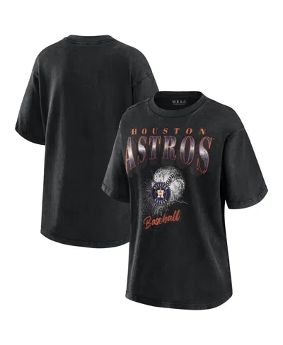 Wear By Erin Andrews Women's Charcoal Houston Astros Boyfriend T-shirt