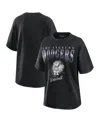 Wear By Erin Andrews Women's Charcoal Los Angeles Dodgers Boyfriend T-shirt