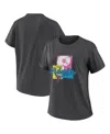 Wear By Erin Andrews Women's Charcoal Philadelphia Phillies Domestic Box Color Boyfriend T-shirt In Charcoal