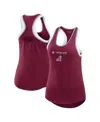 Wear By Erin Andrews Women's Maroon Texas A M Aggies Open Hole Razorback Tank Top In Maroon