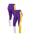 Wear By Erin Andrews Women's Minnesota Vikings Color-block Leggings In Purple,gold