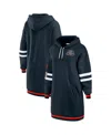 Wear By Erin Andrews Women's Navy Chicago Bears Hoodie Dress In Blue