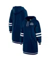 Wear By Erin Andrews Women's Navy Dallas Cowboys Hoodie Dress In Blue