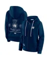 Wear By Erin Andrews Women's Navy Minnesota Lynx Vintage Full-zip Hoodie In Blue