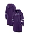 Wear By Erin Andrews Purple Baltimore Ravens Hoodie Dress In Purple